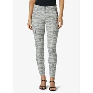 Joe's Jeans Women's Skinny ankle Cargo Pants In Soft Grey Camo Size 25 MSRP $198